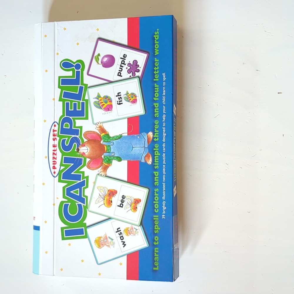 Spice Box I Can Spell Puzzle Set Of 39